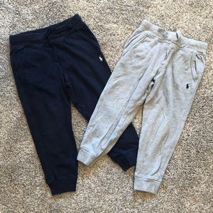 Set of boys POLO sweatpants - Navy and Gray.